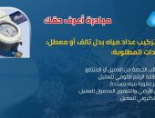 جهاز تنظيم المياه يوضح كيفية تركيب عداد مياه بدل تالف أو معطل.. انفوجراف