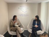 وزيرة التخطيط تلتقي مديرة المنتدى الاقتصادى العالمى دافوس