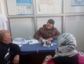 قافلة جامعة المنوفية تختتم أعمالها بتوقيع الكشف على 2629 مريضا برأس غارب