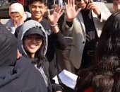 فرحة على وجوه طلاب الشهادة الإعدادية بالقليوبية لسهولة امتحان اللغة العربية