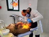 حياة كريمة.. الكشف الطبى على 2092 مواطنا بقرية الشقة فى كفر الشيخ (صور)