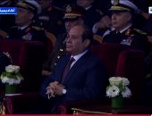 "قد المسئولية".. الرئيس السيسي يشاهد فيلما تسجيليا عن كفاءة رجال الشرطة