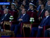 الرئيس السيسي يشاهد فيلما تسجيليا عن "غرفة عمليات" وزارة الداخلية