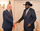 وزير الرى يلتقى رئيس جمهورية جنوب السودان.. صور