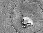 رصد صورة تشبه الدب على سطح كوكب المريخ