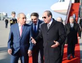 الرئيس السيسي يصل مدينة باكو عاصمة أذربيجان فى زيارة رسمية