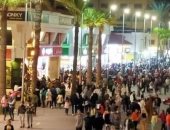 رأس البر تستقبل روادها فى أول أيام إجازة نصف العام الدراسى.. صور