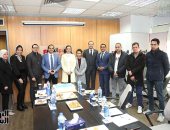 زيارة أعضاء المبادرة الرئاسية لتطوير الصناعة المصرية "ابدأ" لليوم السابع.. صور