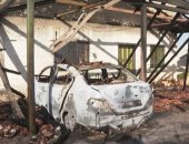 مستوطنون يهاجمون قرية جالوت جنوب شرقى نابلس ويحرقون عددا من المركبات