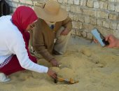 تنفيذ محكى حفائر أثرية لتعليم الأطفال الاكتشافات الأثرية بالأقصر في إجازة نصف العام