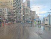 هطول أمطار ثلجية على العامرية غرب الإسكندرية فى نوة "الكرم".. صور