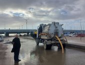 تكثيف ميدانى لجميع القيادات التنفيذية للتعامل مع "نوة الكرم" بالإسكندرية