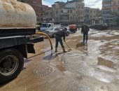 رفع المياه بـ12 مدينة وقرى المراكز بكفر الشيخ لتعرضها لهطول أمطار.. فيديو وصور