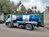 تمركز 11 سيارة شفط مياه فى شوارع الدقى لمواجهة الأمطار المتوقعة