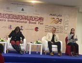 محمد سليمان عبد المالك بندوة معرض الكتاب: من صغرى عندى حلم تطوير الكتابة