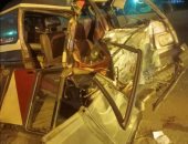 إصابة شخصين نتيجة تصادم سيارتين على طريق الإسماعيلية بورسعيد 