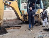 إصلاح خط مياه الشرب بقرية لاصيفر البلد وضعف المياه بعدد من قرى دسوق بكفرالشيخ