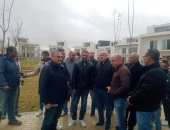 مسئولو "الإسكان" يتفقدون مشروعات مدينة العلمين الجديدة لمتابعة نسب التنفيذ