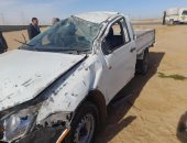 محافظ الإسماعيلية يزور مصابى حادث انقلاب سيارة على وصلة أبو سلطان