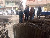 الجيزة تواصل أعمال مشروع الصرف الصحى بقرية ناهيا فى كرداسة