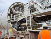 استلام ماكينة حفر الأنفاق Mixshield الجديدة لحفر الخط الرابع للمترو