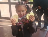 سجدة أحمد تحصد ذهبية بطولة كأس مصر للجمباز الفنى