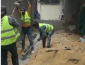 محافظة الجيزة: إزالة مخالفات تحويل جراج إلى محلات تجارية فى الدقى