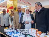 لدعم مبادرة "حياة كريمة": تقديم الرعاية الطبية لـ1179 بقافلة جامعة طنطا بالسنطة