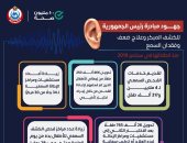 إنفوجراف.. الصحة تبرز جهودها ضمن مبادرة الكشف المبكر وعلاج ضعف وفقدان السمع