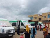 فحص 1350 شخصا ضمن قوافل "حياة كريمة" الطبية فى دمياط