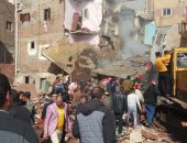 أول فيديو وصور لانهيار منزل بسبب انفجار أنبوبة غاز وإصابة 12 شخصا فى دمنهور