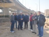 محافظ الجيزة يتفقد مواقع إنشاء مطالع ومنازل محور عمرو بن العاص
