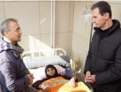 وكالة الأنباء السورية: الرئيس بشار الأسد وقرينته يتفقدان مستشفى حلب الجامعى
