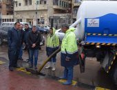 محافظ الإسكندرية: مشروع فصل شبكة الصرف ساهم فى التعامل مع الأمطار.. صور