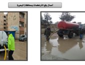 التنمية المحلية تتابع تضرر كورنيش السلوم فى مطروح من الطقس السيئ.. صور