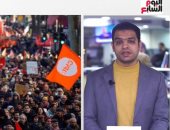 مليون شخص يتظاهرون فى فرنسا احتجاجا على مشروع إصلاح نظام التقاعد.. فيديو