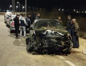 إصابة شخص فى انقلاب سيارة بالقنطرة شرق بالإسماعيلية 