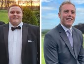  شاب إيرلندي يخسر 91 كيلو من وزنه ويسجل ردود أفعال أصدقائه.."فيديو"