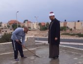 تنفيذ حملات لتنظيف أسطح المساجد بمدن محافظة شمال سيناء