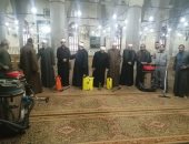 أوقاف الغربية تبدأ حملة نظافة المساجد من مسجد البدوى استعدادا لرمضان.. صور
