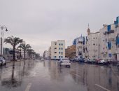 أمطار غزيرة على مدينتى بورسعيد وبورفؤاد.. صور