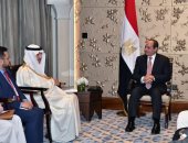 الرئيس السيسى يلتقى فى دبى رئيس مجموعة البنك الإسلامى للتنمية