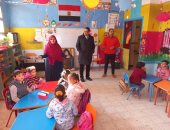 "تعليم الغربية" تنفذ خطة إخلاء لـ 1900 طالب داخل مدرسة بالحداد.. صور