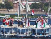 21 فرقة فنية تقدم عروضها على المراكب النيلية فى أسوان قبل "تعامد الشمس"
