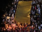احتجاجات حاشدة ضد الحكومة الإسرائيلية فى القدس وتل أبيب وحيفا