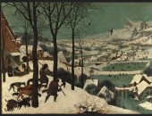 لوحات عالمية.. الصيادون فى الثلج لـ بيتر بروجل الأكبر