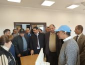 نائب محافظ المنيا ونائب وزير الزراعة يتفقدان مجمع خدمات المعصرة.. صور