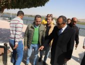 نائب محافظ المنيا يتفقد أعمال تجميل وصيانة كورنيش النيل.. صور
