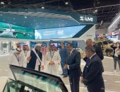 وزير الإنتاج الحربى يتفقد جناح الوزارة بمعرض "IDEX 2023" فى الإمارات