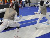 محمد حسن يهزم بطل ألمانيا ويتأهل لدور الـ64 التمهيدي لكأس العالم لسلاح الشيش